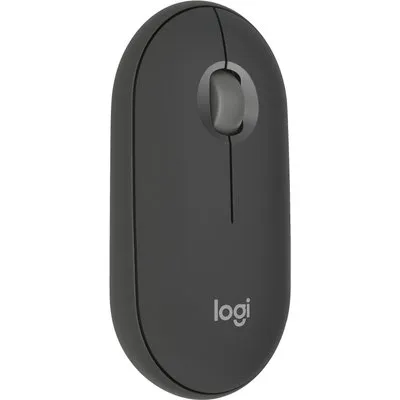Logitech Pebble Mouse 2 M350S Grafit - Bluetooth (3x Easy-Switch), 4000 DPI, Unterstützt von Logi Options+