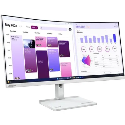 Lenovo L34W-4C 34 Zoll WQHD VA Panel 21:9 120 Hz Curved Monitor
