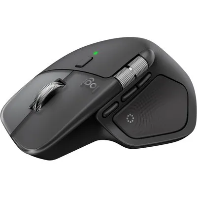 Logitech MX Master 4 für Mac Space Black Kabellose Desktop Maus | Haptisches Feedback, Actions Ring Buttom, Bluetooth, Unterstützt Logi Options+