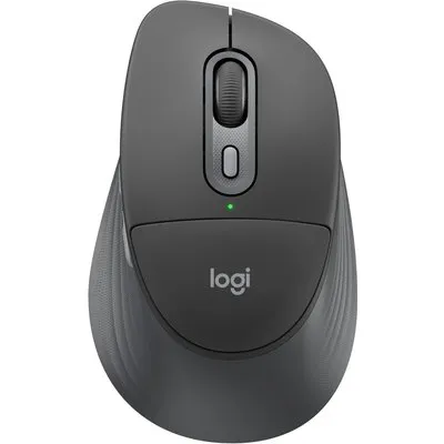 Logitech Signature Comfort Plus M850 L Grafit, kabellose Bluetooth-Maus mit Handballenkissen, Anpassbar via Logi Options+