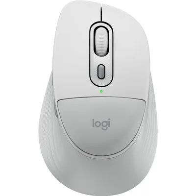 Logitech Signature Comfort Plus M850 L Weiß, kabellose Bluetooth-Maus mit Handballenkissen, Anpassbar via Logi Options+