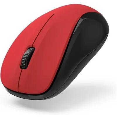 Hama 00173022 Optische 3-Tasten-Funkmaus MW-300 V2, geräuschlos, USB-Empfänger, Rot
