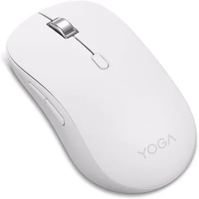 Lenovo Yoga Silent Bluetooth Maus Weiß, kabellos, 4000 DPI, Beidhändig, Batteriebetrieb