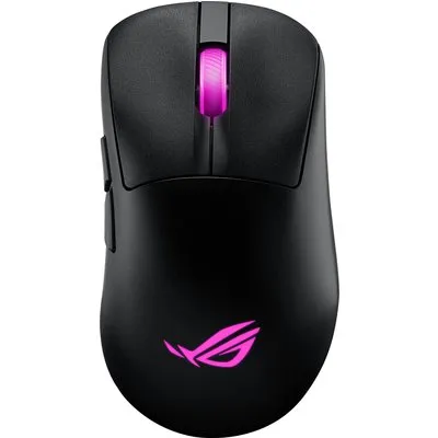 ASUS ROG Keris II Origin Wireless RGB eSports Maus Schwarz, 42.000 dpi, 2.4 Ghz, Bluetooth, USB-C