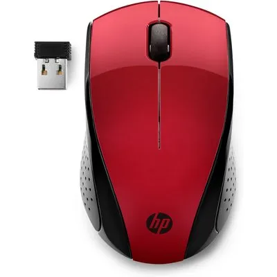 HP 220 Wireless Maus 7KX10AA kabellos USB-Empfänger rot