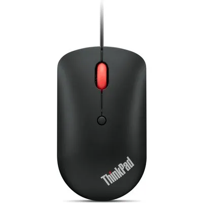 Lenovo ThinkPad USB-C/A Kompakt-Maus, kabelgebunden, 2400 DPI