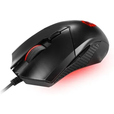 MSI Clutch GM08 Gaming Maus Schwarz, USB