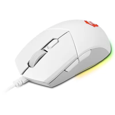 MSI Clutch GM11 Gaming Maus Weiß USB
