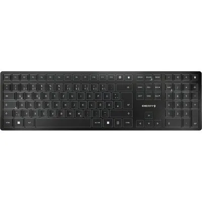 CHERRY KW 9100 Slim kabellose Tastatur, schwarz