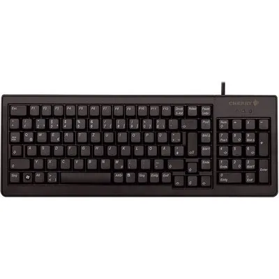 Cherry G84-5200 XS Complete Kabelgebundene Tastatur US Layout mit € schwarz