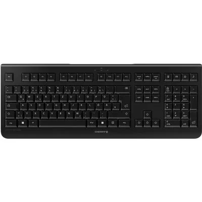 Cherry KW 3000 schwarz - Geräuscharme, kabellose Full-Size-Tastatur