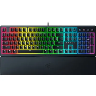 RAZER Ornata V3 Schwarz - Flache Mecha-Membran-Tastatur mit Razer Chroma™ RGB