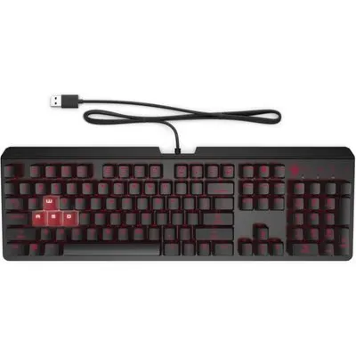 OMEN by HP Encoder Kabelgebundene Gaming Tastatur Brown Switches Schwarz