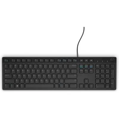 Dell KB216 Multimedia-Tastatur Deutsch Schwarz (580-ADHE)