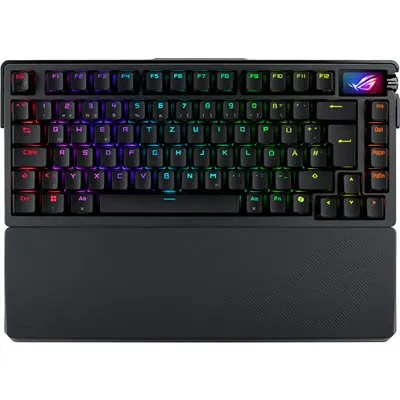 ASUS ROG Azoth Extreme 75% Gaming Tastatur, Mechanische ROG NX-Snow-Switches (Refined-Linear), OLED-Touchscreen, Rapid-Trigger