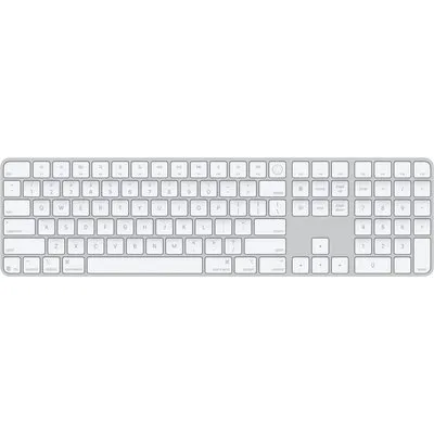 Apple Magic Keyboard mit Touch ID und Ziffernblock weiß US Englisch MXK73LB/A