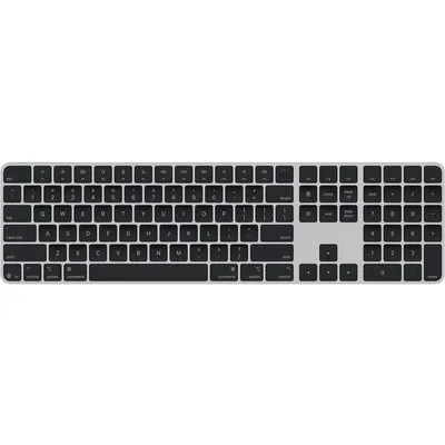 Apple Magic Keyboard mit Touch ID und Ziffernblock schwarz US Englisch MXK83LB/A