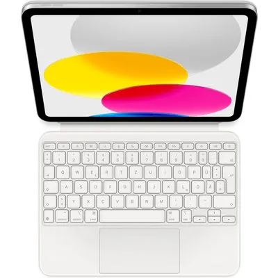 Magic Keyboard Folio für iPad (10. Generation) weiß spanisch