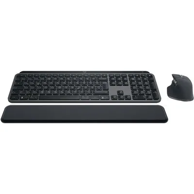 Logitech MX Keys S Combo Grafit, Kabellose Maus-Tastaturkombination, US-Layout, Bluetooth, Logi Bolt, Unterstützt Logi Options+