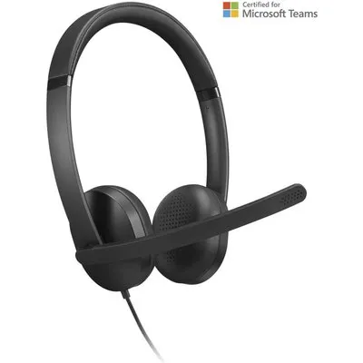 Lenovo VoIP Headset 5000 Schwarz, kabelgebunden, USB-C/A, Microsoft Teams zertifiziert