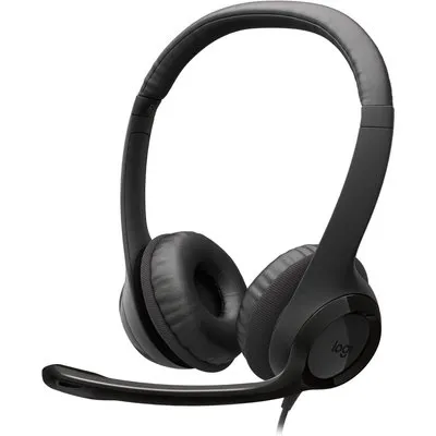 Logitech H390 Stereo USB-C Headset - Mit verbesserter digitaler Klangübertragung und integrierten Bedienelementen