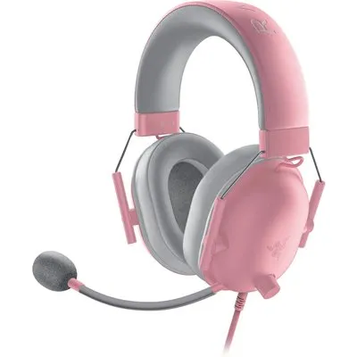 RAZER Blackshark V2 X for PlayStation Quartz/ Rosé, Gaming Headset, Analog 3.5 mm Klinke