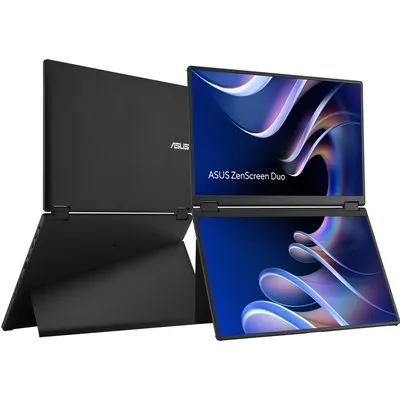 ASUS ZenScreen Duo MB14FCD 14 Zoll WUXGA IPS Mobiler Monitor 16:10 60 Hz 1x USB-C mit DP 1x mHDMI