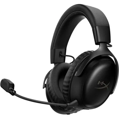 HyperX Cloud III S Wireless Schwarz, Kabelloses Gaming-Headset, 2.4 GHz Verbindung, Bluetooth, HP Instant Pair für Omen Gaming-Notebooks