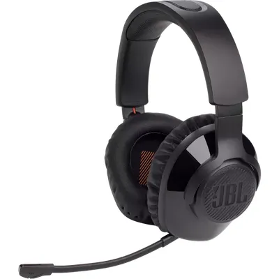 JBL Quantum 350 Wireless Over-Ear-Gaming-Headset, Schwarz