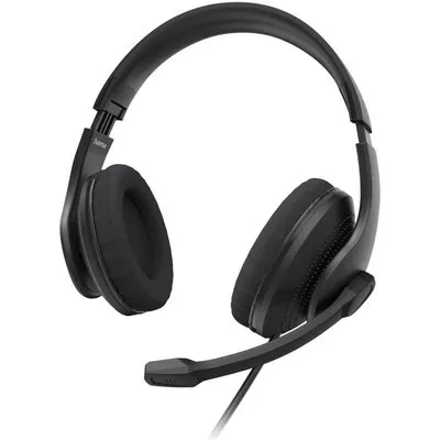 Hama 00139935 PC-Office-Headset HS-USB300 V2 Stereo schwarz