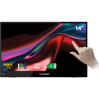 Verbatim 32400 Portable 14 Zoll Full HD IPS Panel 16:9 Touch Monitor