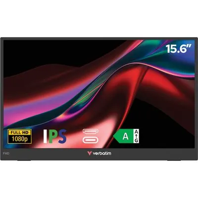 Verbatim 32401 Portable 15.6 Zoll Full HD IPS Panel 16:9 Touch Monitor