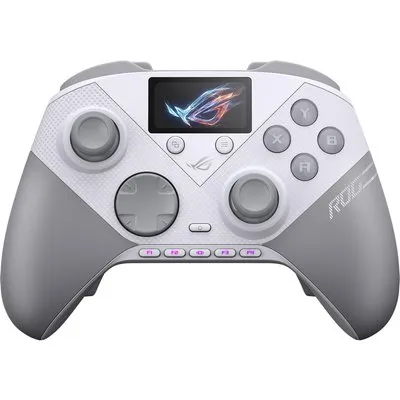 ASUS ROG Raikiri II Pro PC Controller Weiß – Premium Gaming-Controller mit 8K-Abtastrate und Hot-Swap-TMR-Joysticks