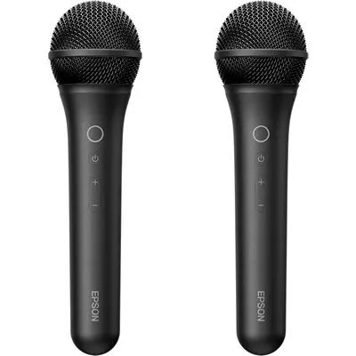 Epson Kabelloses Karaoke-Mikrofonpaar ELPKM01 Schwarz