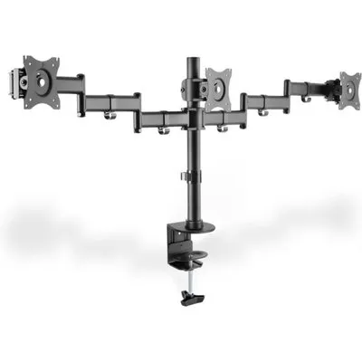 DIGITUS Dreifach Monitor Ständer mit Klemmbefestigung