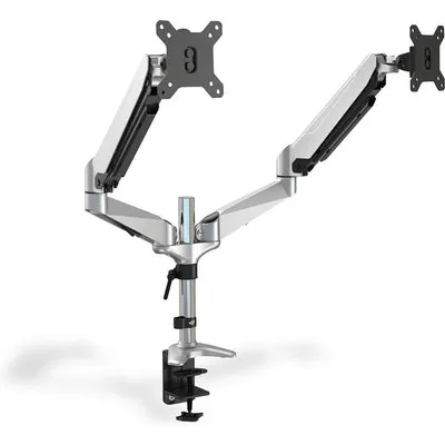 DIGITUS Universal Dual Monitorhalter mit Gasdruckfeder und Klemmbefestigung