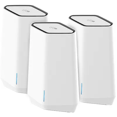 Netgear Orbi Pro AX5400 Tri-Band Mesh WiFi 6 System SXK50B3 Router, 2x Satellit