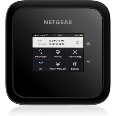 NETGEAR mobiler Hotspot-Router Nighthawk M6 5G WiFi 6 (MR6150) – der ultimative Reisebegleiter für schnelle, sichere Verbindungen mit bis zu 2,5 GBit/s – Teilen mit 32 Geräten – freigeschaltet, unterstützt internationales Roaming
