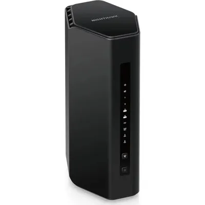 NETGEAR Nighthawk Tri-Band WiFi 7 Router (RS300) – Sicherheitsfunktionen, BE9300 WLAN-Geschwindigkeit (bis zu 9,3 Gbit/s) – deckt bis zu 185 m2, 100 Geräte ab – 2,5 GB Internetanschluss