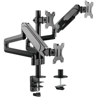 EQUIP 650134 17"-27" Neig-/schwenkbare Verdreifachenmonitorhalter