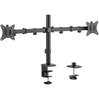 EQUIP 650157 17"-32" Gelenk-Dual-Monitor-Tischhalterung