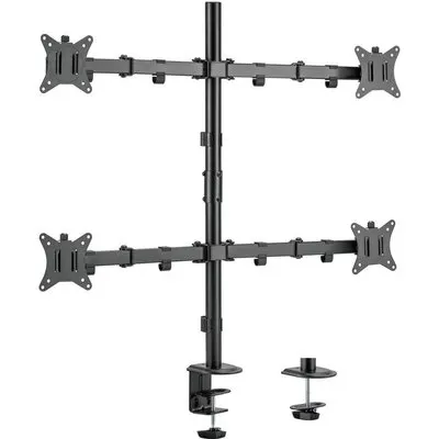 EQUIP 650159 17”–32” Vierfach-Gelenk-Monitor/LCD-Tischhalterung