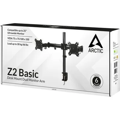ARCTIC Z2 Basic Monitorarm Monitore bis zu 28 Zoll Tischbefestigung