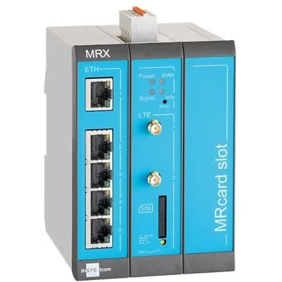 INSYS icom MRX3 LTE modularer LTE-Router VPN LTE/HSPA/UMTS/EDGE/GPRS 5xEthernet