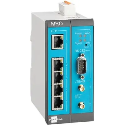 INSYS icom MRO-L200 1.0  LTE-Mobilfunk-Router internationale Frequenzen