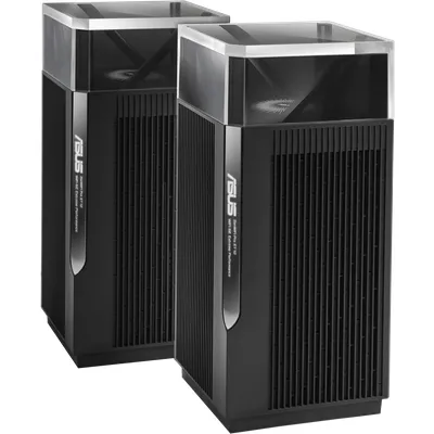 ASUS ZenWiFi Pro ET12 AXE11000 2er Pack Whole-Home-Mesh-WiFi Schwarz