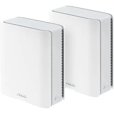 ASUS ZenWiFi BT10 BE18000 Weiß Tri-Band WiFi 7 Smart AiMesh Extendable Router 2er Pack