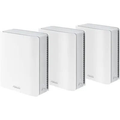 ASUS ZenWiFi BT10 BE18000 Weiß Tri-Band WiFi 7 Smart AiMesh Extendable Router 3er Pack