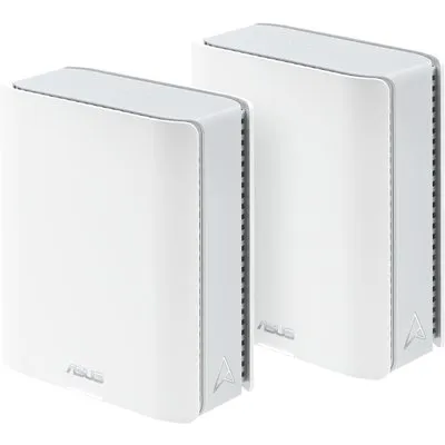 ASUS ZenWiFi BT8 BE14000 Weiß Tri-Band WiFi 7 Smart AiMesh Extendable Router 2er Pack