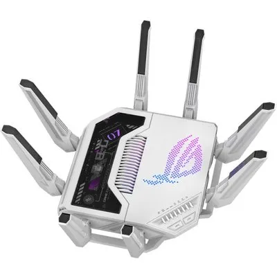 ASUS ROG Rapture GT-BE19000AI Tri-band WiFi 7 Gaming Router 2x 10G Ports, Aura RGB, AiMesh